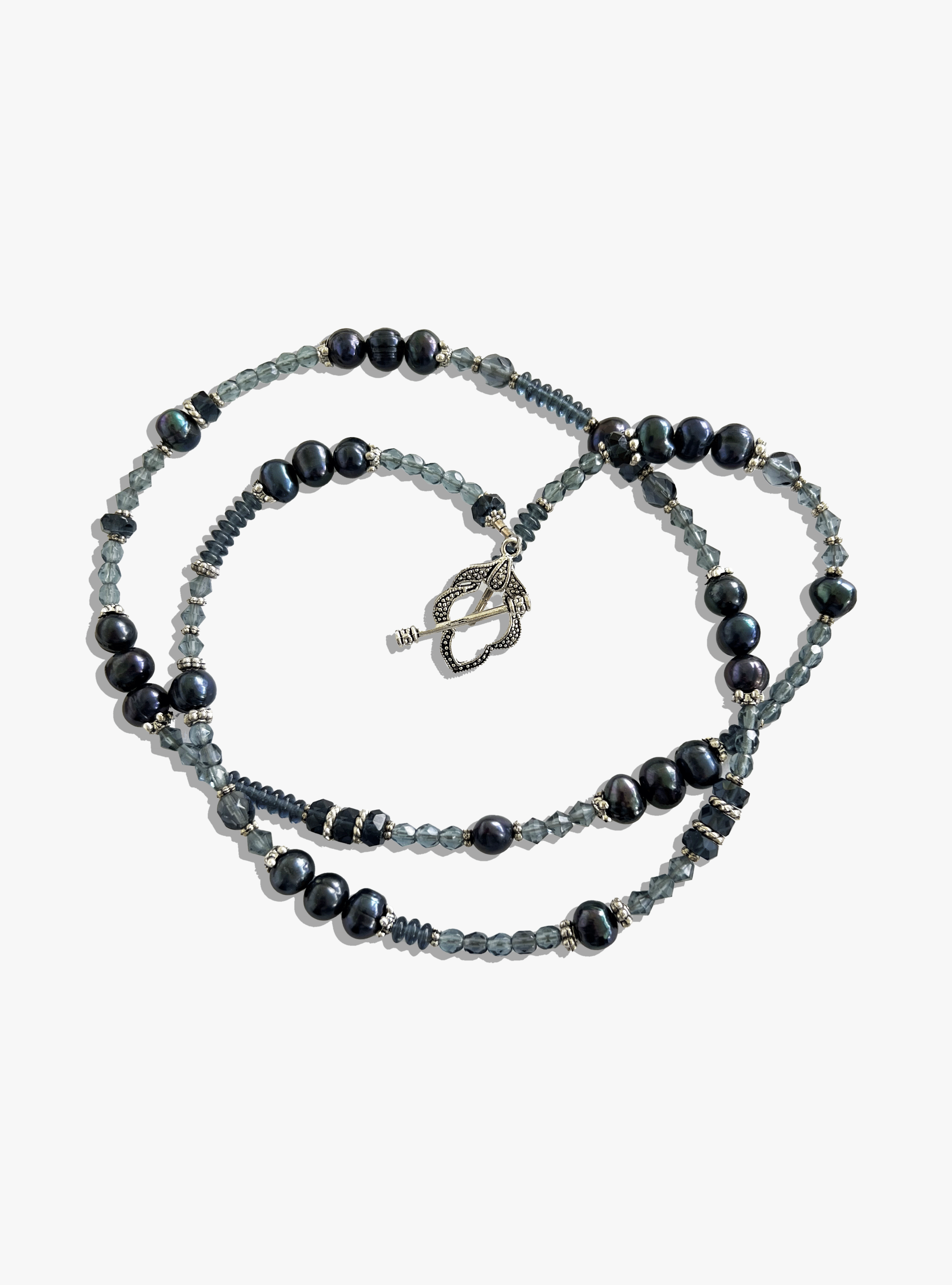 Denim Eclipse Convertible Necklace