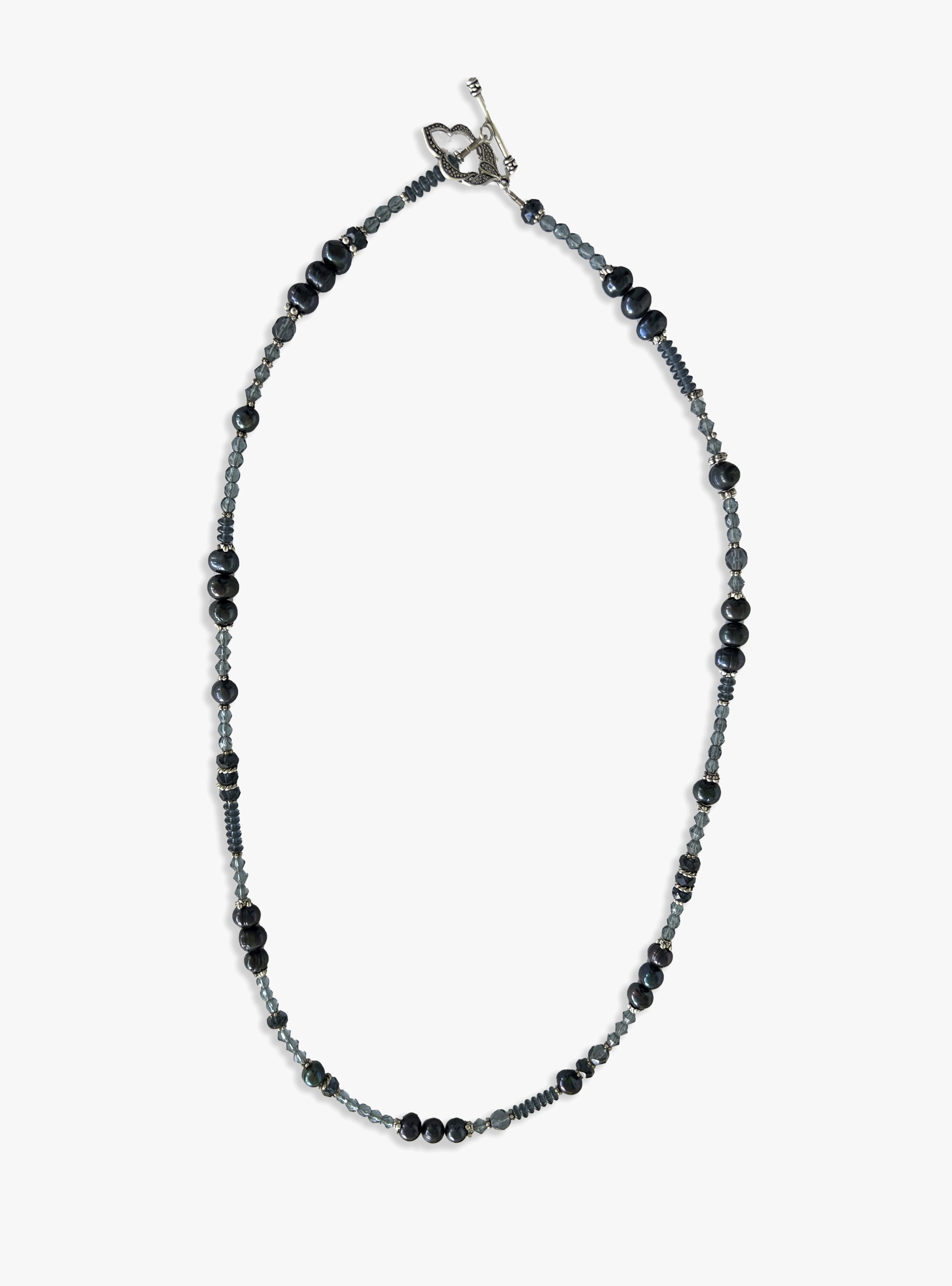 Denim Eclipse Convertible Necklace