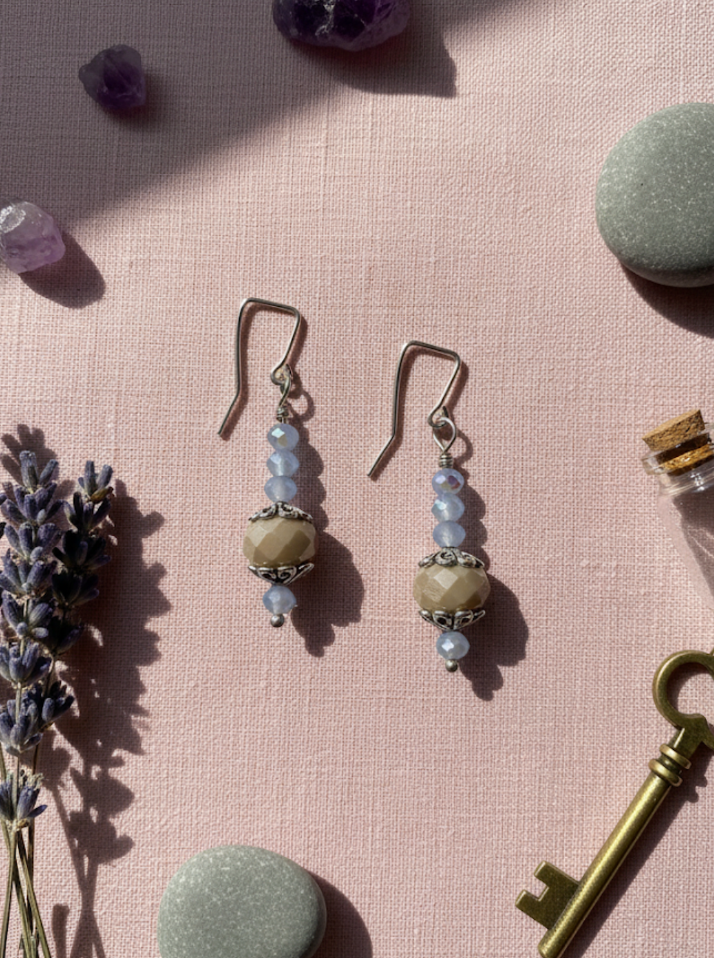 Misty Taupe Earrings